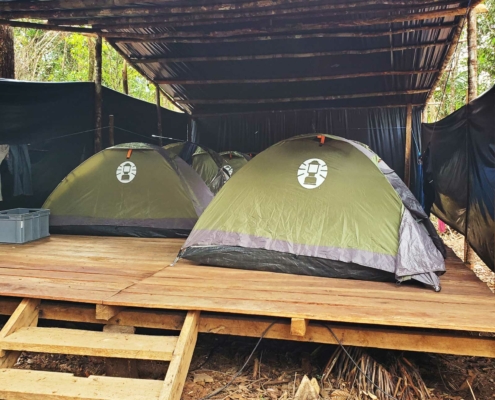 Figure 3. Papash camp sleeping area