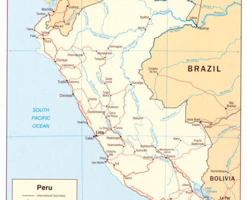 Map of Peru