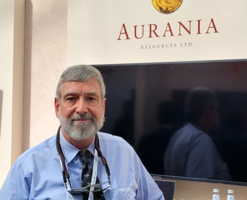 Aurania's CEO, Keith Barron